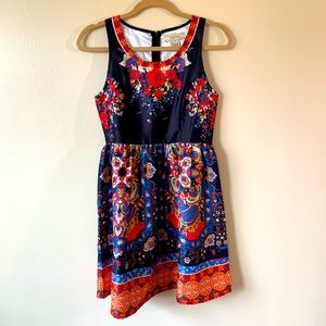 Flying Tomato Sleeveless Print Dress